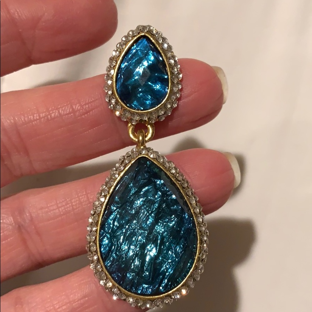 Amrita Singh Pave Tear Drop Earrings